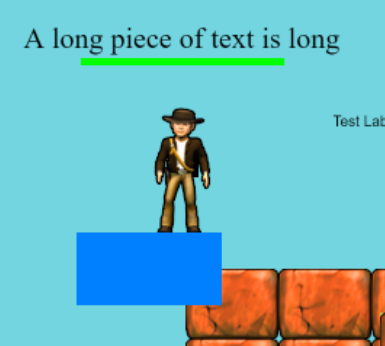 Example of blended mode, where the edges of pixels are smoother