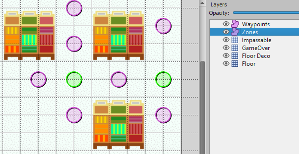a screenshot of our level loaded in the Tiled Editor